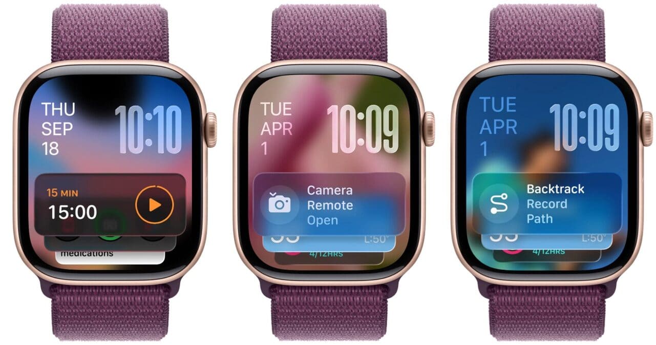 ویجت های watchOS 26