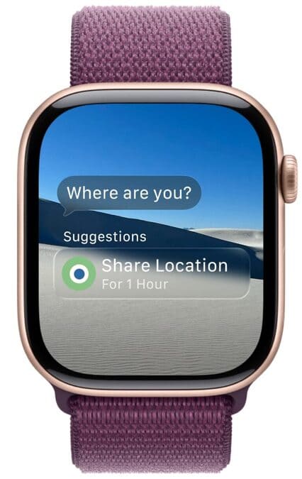 پاسخ‌ها و اقدامات هوشمند اپل واچ