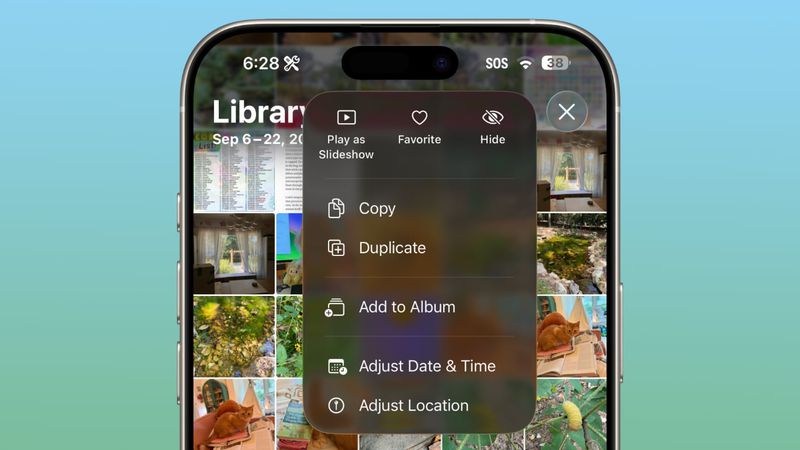 تغییر طراحی در منوی اپلیکیشن Photos در ios 26.1
