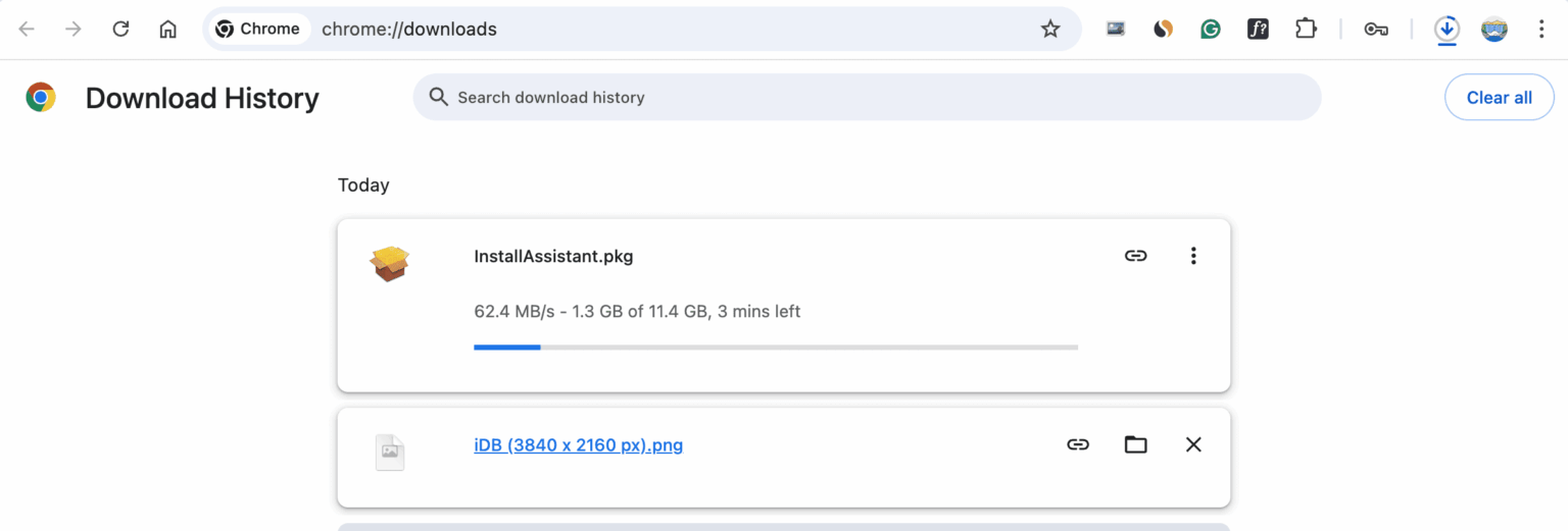 دانلود فایل نصب macos