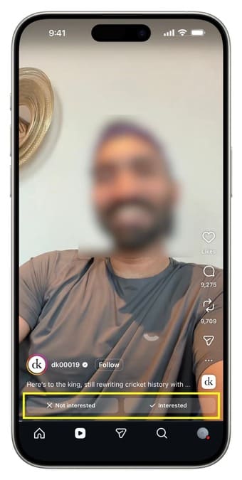 آموزش ریست کردن پیشنهادهای محتوای اینستاگرام مرحله ششم