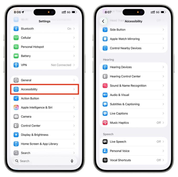 چگونه دسترسی میکروفون را از Accessibility قطع کنیم